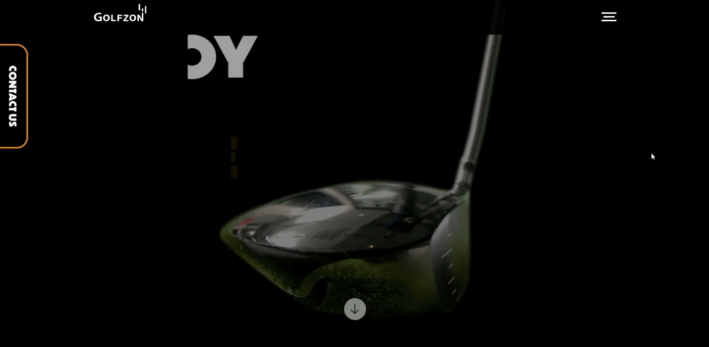 골프존 메인 홈페이지 이미지