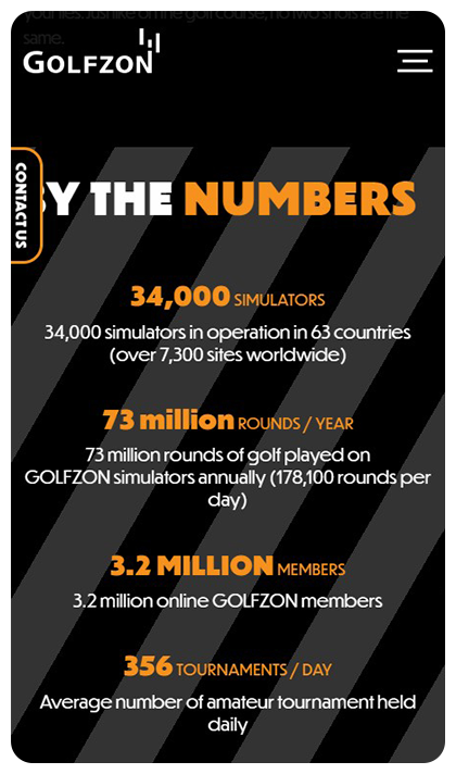 골프존 반응형 페이지