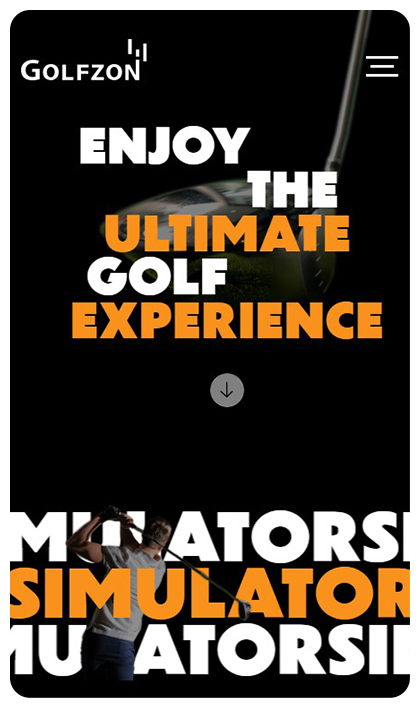 골프존 반응형 페이지