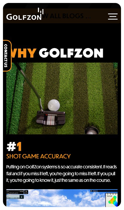 골프존 반응형 페이지