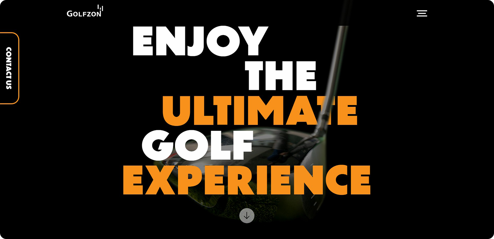 골프존 메인 홈페이지 이미지 모바일