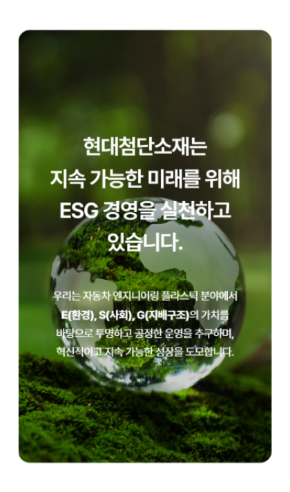 현대첨단소재 반응형 페이지